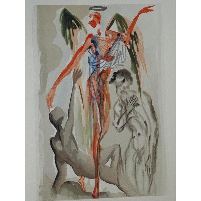 Salvador Dalí (1904-1989) Purgatory 32: The Garden of Eden Color woodcut Unsigned On BFK Rives wove paper, 26 x 33 cm...