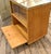 Mid Century Art Deco Rolling Bar Cart With Drop Front and Glass Bar Storage on the Reverse. For Sale - Image 9 of 10