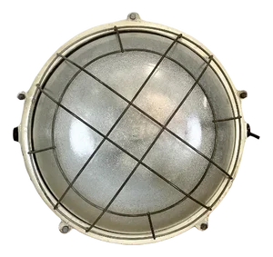 Industrial Cast Aluminium Wall or Ceiling Lamp from Elektrosvit, 1970s