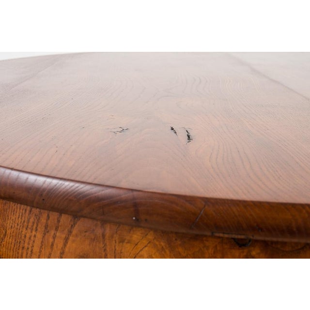 Antique Biedermeier Elm Dining Table, 1800s For Sale - Image 10 of 18
