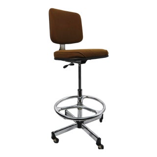 Adjustable Drafting Stool by Cramer For Sale