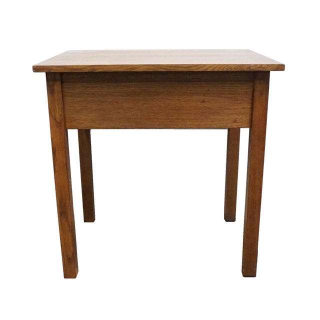 Stickley Furniture Quarter Sawn Oak Mission Style Arts & Crafts 20" Accent End Table 89-501 - #32 Onondaga Finish For Sale - Image 12 of 14