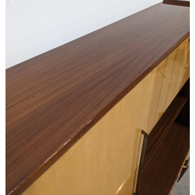 Mid-Century 2-Tone Highboard, 1950s For Sale - Image 3 of 13