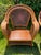 Coastal Late 20th Century "Azteca" Woven Rattan Spiderweb Lounge Chairs Featuring Distinctive Sunburst and Web Patterns For Sale - Image 3 of 16