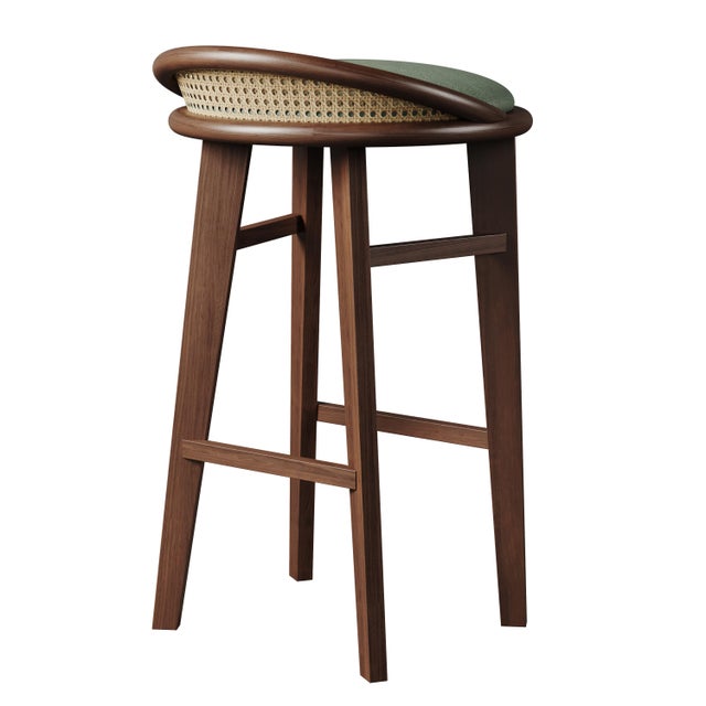 Brummell Bar Stool by Wood Tailors Club For Sale - Image 4 of 11