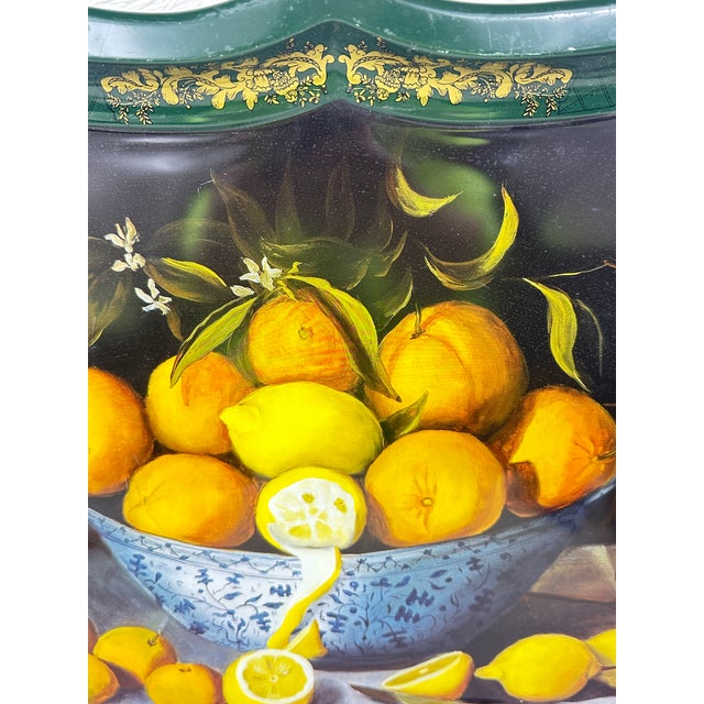Add a vibrant touch of classic English country charm to your home decor or bar cart with this stunning, large vintage...