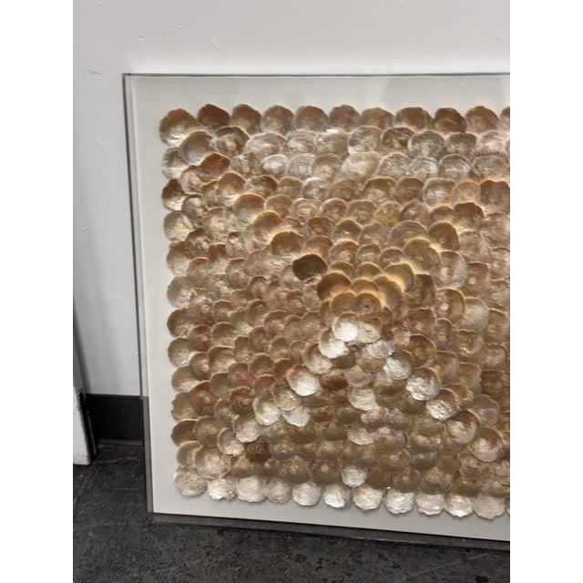 Restoration Hardware Capiz Shell Art Panel For Sale - Image 12 of 12