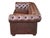 Vintage Cognac Brown Leather Chesterfield Sofa | Deep Tufted English Club Couch For Sale - Image 9 of 14