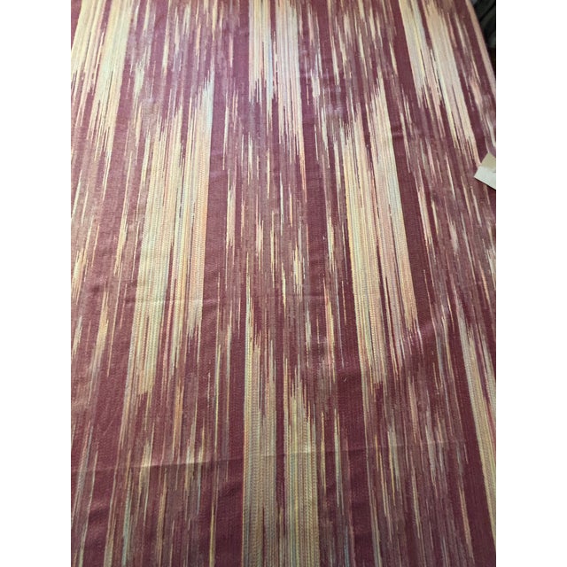 American 30 3/4 Yards of Flame Pattern Fabric For Sale - Image 3 of 6
