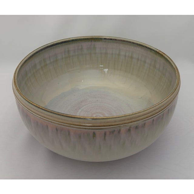 Vintage Don Herron Signed Studio Pottery Bowl – Texas Art Pottery For Sale - Image 9 of 10
