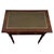 Early 20th Century Antique English Mahogany Writing Table with Green Leather Top For Sale - Image 4 of 12