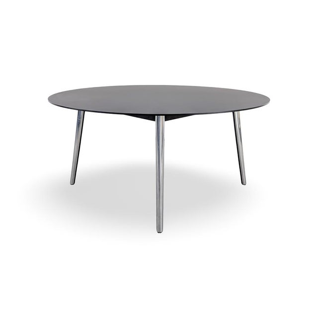 Black Walter Knoll Round Conference Table Keypiece Design Eoos Office Table For Sale - Image 8 of 8