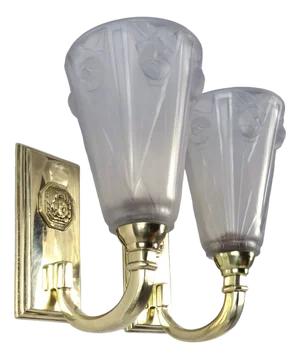 Art Deco Sconces in Bronze, France, 1920s-1930s, Set of 2