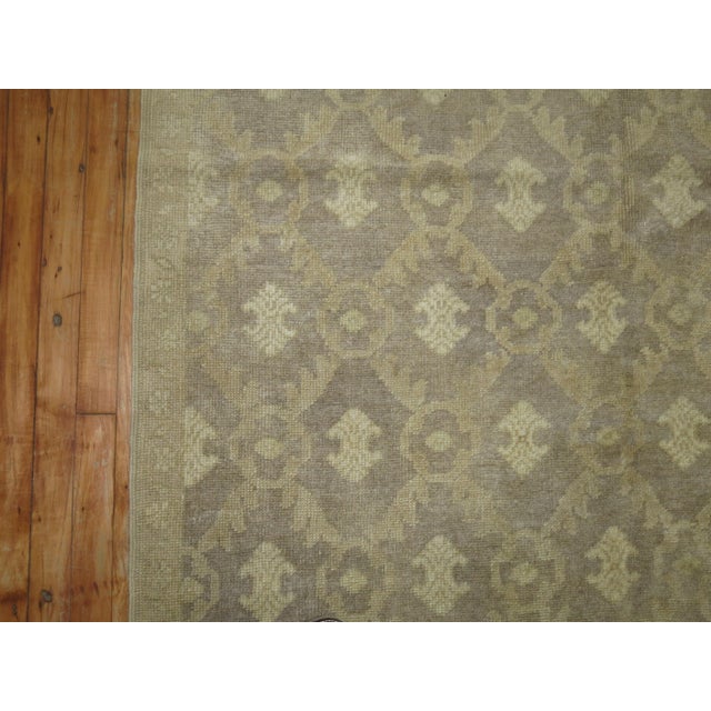 Mid 20th Century Vintage Zabihi Collection Turkish Konya Decorative Rug For Sale - Image 5 of 5