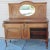 1940s Vintage Oak Sideboard Server With Beveled Mirror For Sale In Tampa - Image 6 of 13