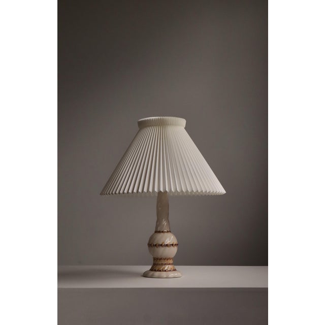 Swedish Grace Porcelain Table Lamp by Louise Adelborg, 1926 For Sale - Image 3 of 16