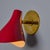 Mid-Century Modern 1950s Gino Sarfatti Model #10 Sconce for Arteluce for Red For Sale - Image 3 of 12