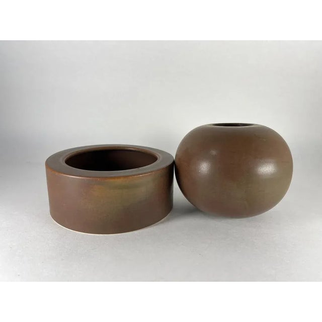 aLboratory Pesaro Vase by Franco Bucci, 1968, Set of 2 For Sale - Image 4 of 10