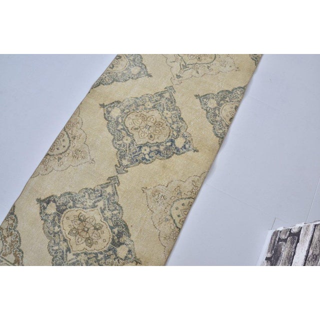 1950s Tribal Handknotted Hallwway Runner Rug For Sale - Image 4 of 10