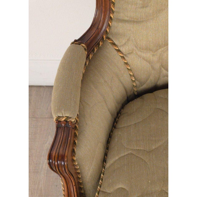 Italian Fruitwood Bergère, Circa 1970 For Sale - Image 13 of 15