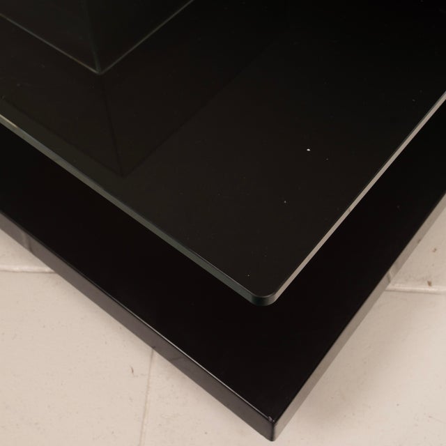 Mid-Century Modern Italian Black Lacquer Coffee Table from Cidue, 1970 For Sale - Image 15 of 18
