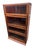 Brown Leaded Glass Oak Barrister Bookcase For Sale - Image 8 of 17