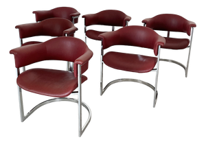 Chairs by Vittorio Introini for Mario Sabot, 1970, Set of 6