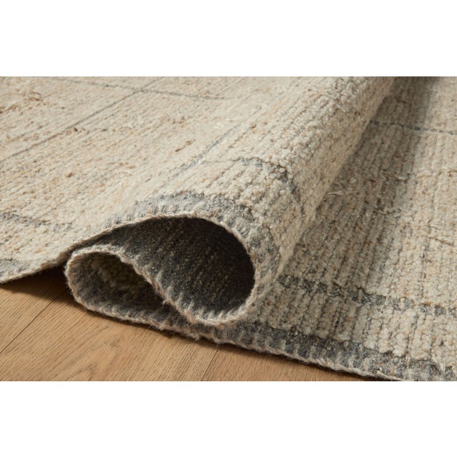 Transitional Amber Lewis x Loloi Bowie Fog / Grey 11'-6" x 15' Area Rug For Sale - Image 3 of 5