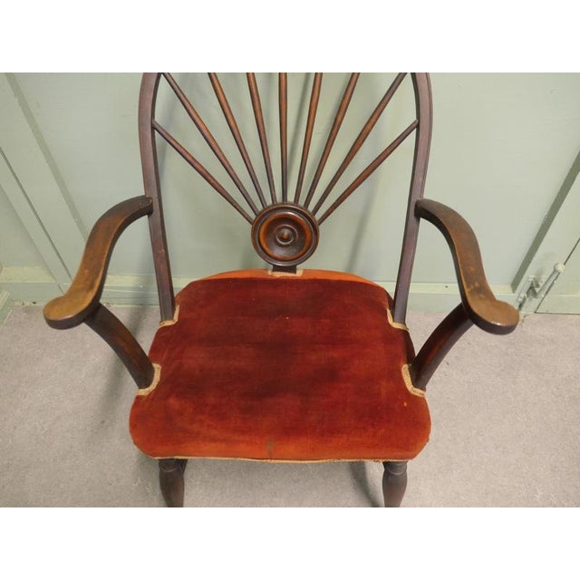 Antique Arts and Crafts Windsor Carver Chair, 1890 For Sale - Image 6 of 8