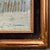 Original 8 x 10 collage/Painting on cardboard signed bottom right Overall size with vintage frame with velvet liner is 11...