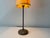 Postmodern 1990s Italian Style Yellow Silk Shade Skinny Lamp For Sale - Image 3 of 8