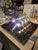Mid-Century Modern Sculptural Light Panel in Crystal and Steel from Veca, 1970s For Sale - Image 3 of 10