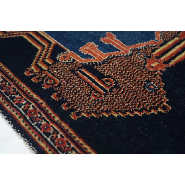 Traditional Antique Senneh Rug 1'9'' x 2'10'' For Sale - Image 3 of 8