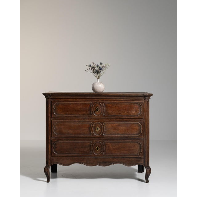 Early 19th Century Louis XV Brown Wood Chests of Drawers For Sale - Image 13 of 18