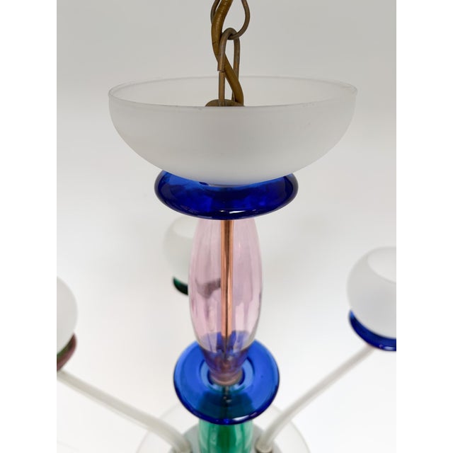 Italian Murano Glass Chandelier, 1960s For Sale - Image 16 of 18