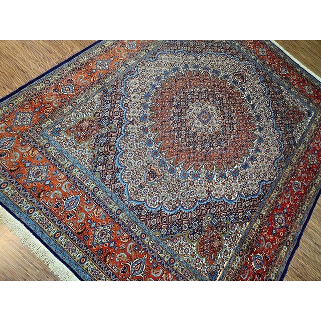 Hand-knotted Moud | Condition: good | Material: 100% virgin wool on 100% cotton | Size: 255 x 206 cm