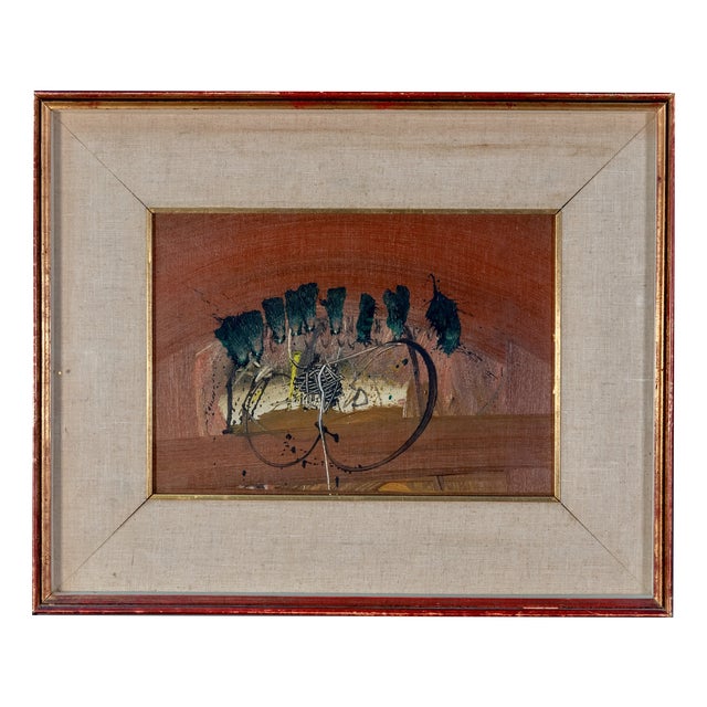 Emilio Scanavino, Abstract, 1964, Oil and Pastel on Canvas For Sale