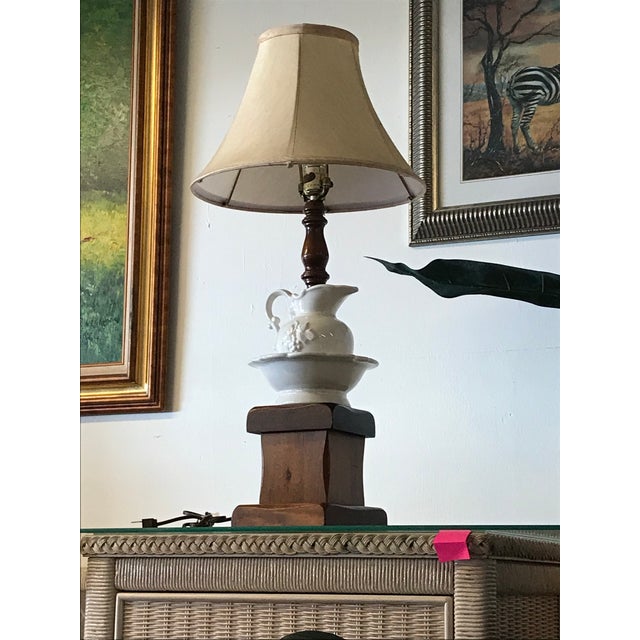 Vintage Water Pitcher Lamp Chairish