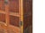 Brown Vintage Brown Oriental Open Bars Doors Display Curio Cabinet Bookcase For Sale - Image 8 of 16