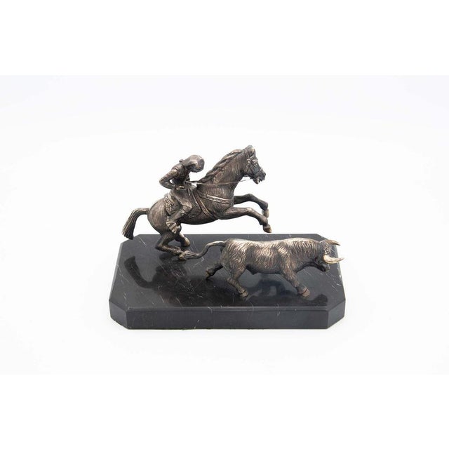 Campino Riding a Horse Leading a Bull For Sale - Image 5 of 5