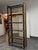 Contemporary Wicker, Glass + Black Bamboo Étagère, Mid 20th Century For Sale - Image 3 of 12