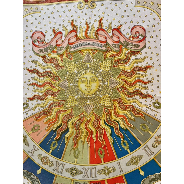 Contemporary Hermès « Gloria Soli » Gavroche Scarf For Sale - Image 3 of 8