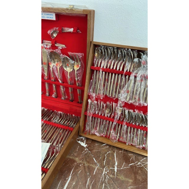 120-Piece Oriental Brass Cutlery Set, 1977, Set of 120 For Sale - Image 4 of 18
