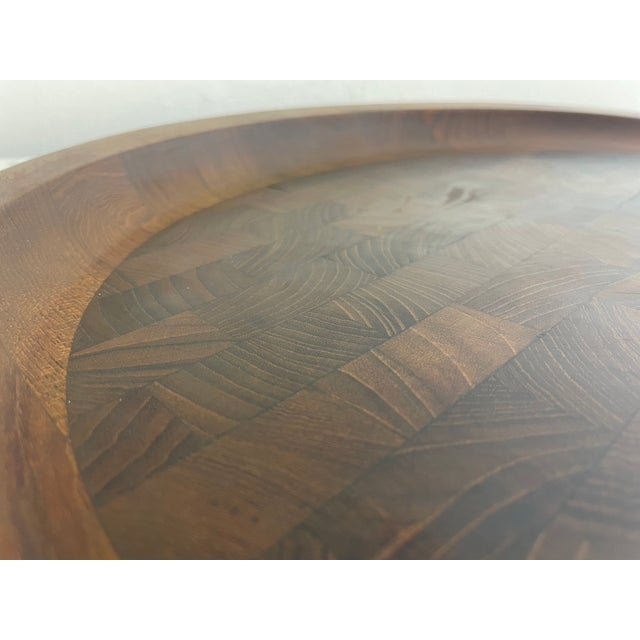 1950s Iconic Jens Harald Quistgaard (Jhq) Teak Butcher Block Serving Tray | Mid-Century Danish Modern Rarity For Sale In Atlanta - Image 6 of 7