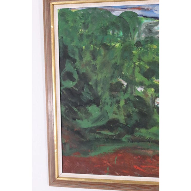 Mid-Century Modern Alf Samuelsson, Lush Landscape, 1960s, Oil on Canvas, Framed For Sale - Image 3 of 18