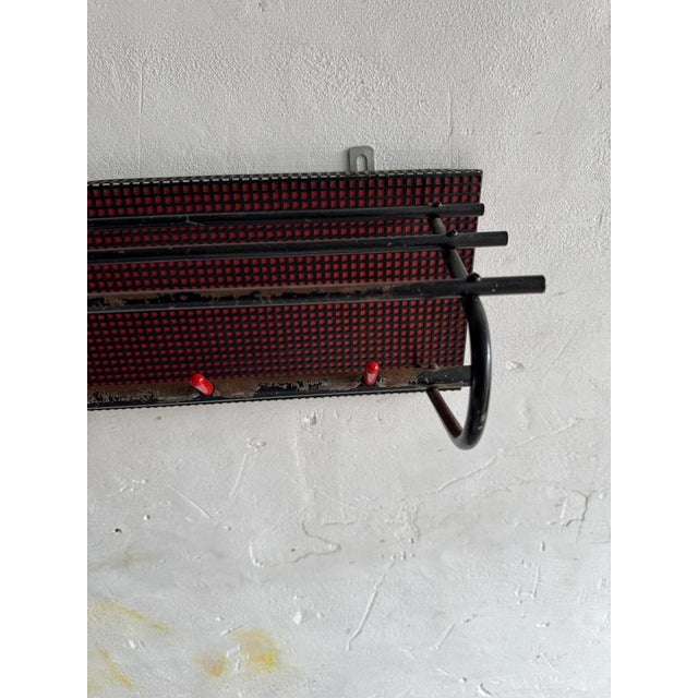 Mid-Century Modern Wall-Mounted Coat Rack, 1960s For Sale - Image 4 of 7