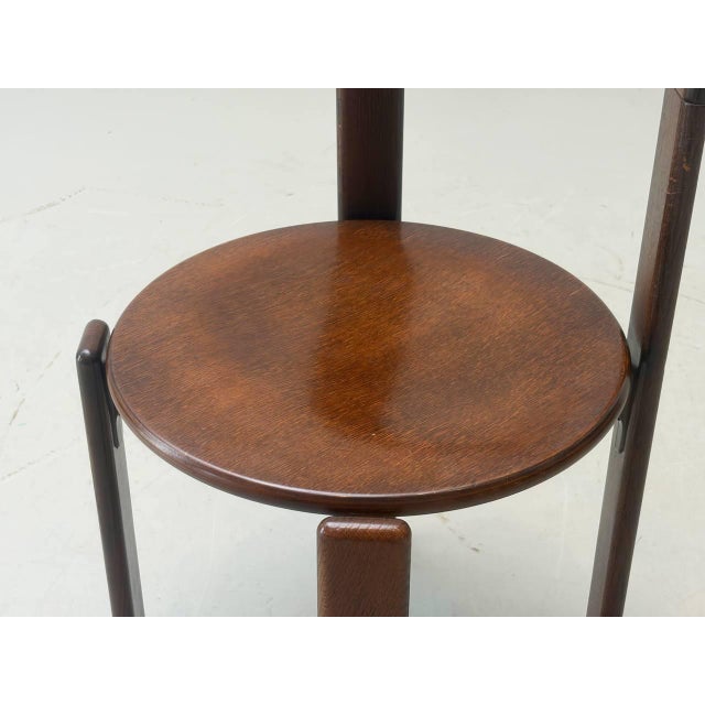 Chair in Stained Wood by Bruno Rey for Dietiker, 1971 For Sale - Image 14 of 16