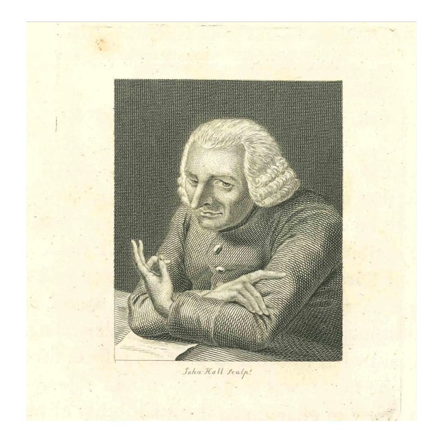 John Hall, Portrait of a Man, Etching, 1810 For Sale