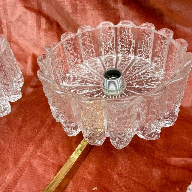 Vintage Icicle Glass Hanging Lamp from Doria Leuchten, 1960s For Sale - Image 11 of 17