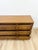 Wood Vintage MCM Nine Drawer Dresser With Bowtie Inlay Retro Walnut Bedroom Storage For Sale - Image 7 of 9